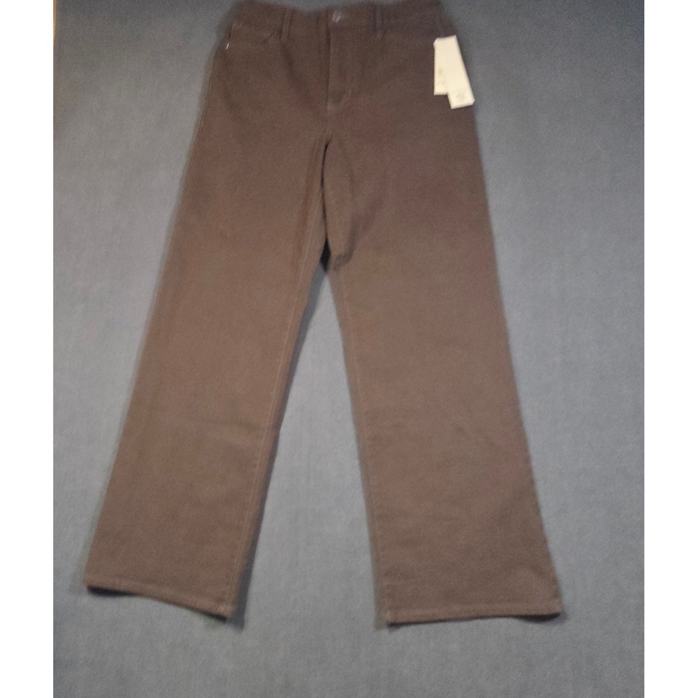 No Boundaries Baggy Wide Leg Jeans Juniors M 8-10 Brown High Rise New